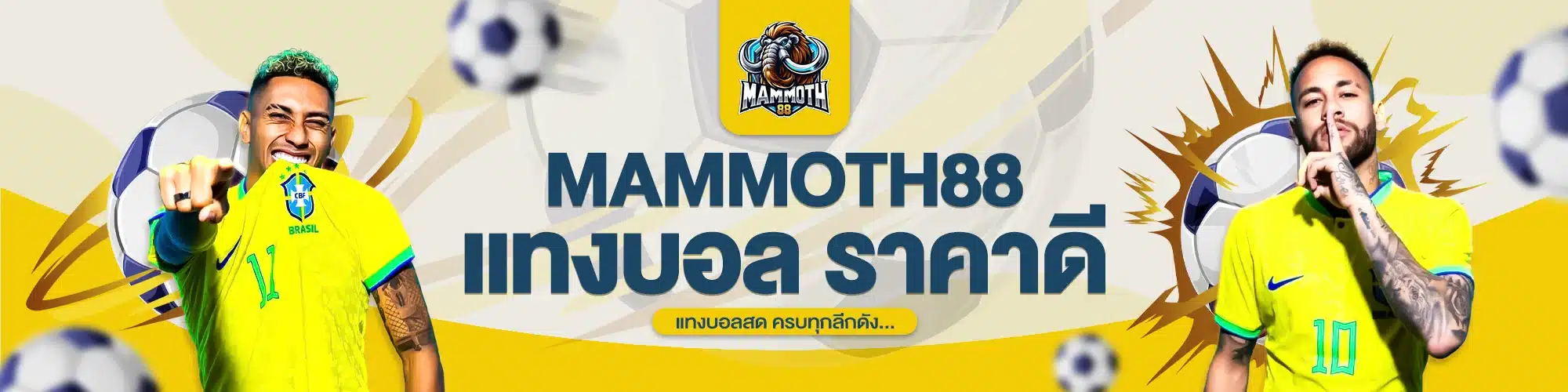 MAMMOTH88 แทงบอล ราคาดี