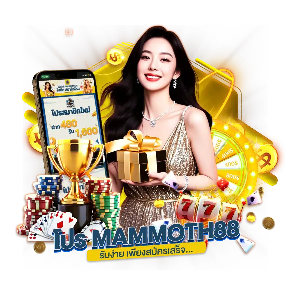 โปร MAMMOTH88 รับง่าย เพียงสมัครเสร็จ